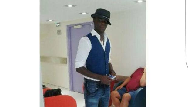 Mario Balotelli, 26 anni, durante le visite mediche col Nizza Mario Balotelli, 26 anni, durante le visite mediche col Nizza